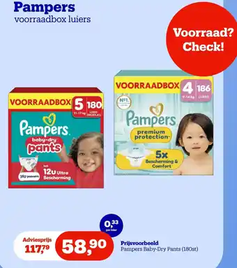 Bol.com Pampers baby-dry pants aanbieding