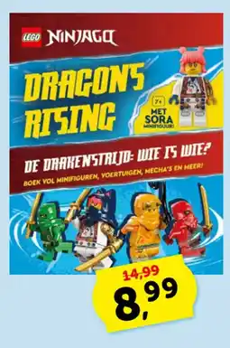 Boekenvoordeel lego ninjago dragons rising aanbieding