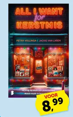 Boekenvoordeel All I Want for Kerstmis aanbieding