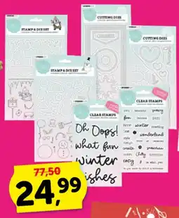 Boekenvoordeel Stamp & Die Set aanbieding