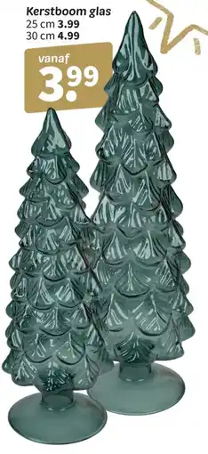 Wibra Kerstboom glas aanbieding