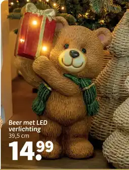 Wibra Beer met LED verlichting aanbieding
