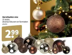 Wibra Kerstballen Mix aanbieding