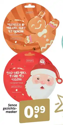 Wibra Sence gezichtsmasker aanbieding