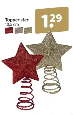 Wibra Topper ster aanbieding