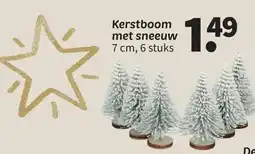 Wibra Kerstboom met sneeuw aanbieding