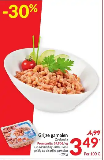 Intermarché Grijze garnalen per 100 g aanbieding