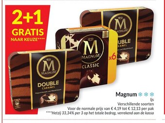 Intermarché Magnum ijs aanbieding