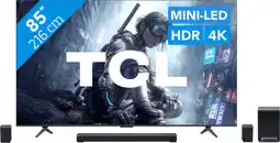 Coolblue TCL QD Mini-led 85 T8D (2026) + TCL S65K aanbieding