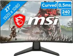 Coolblue MSI MAG 274CF X24 Curved aanbieding