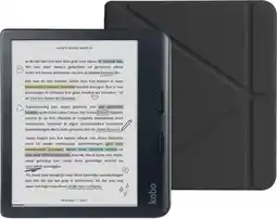 Coolblue Kobo Libra Colour Zwart + BlueBuilt Book Case Zwart aanbieding