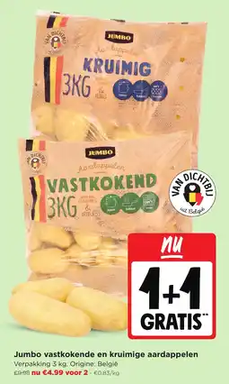 Jumbo Jumbo vastkokende en kruimige aardappelen aanbieding