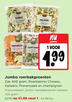 Jumbo Jumbo roerbakgroenten aanbieding