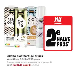 Jumbo Jumbo plantaardige drinks aanbieding
