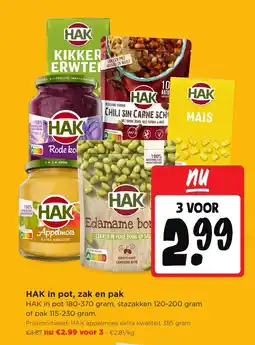 Jumbo HAK in pot, zak en pak aanbieding