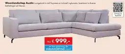 Woonsquare Woonlandschap Austin loungebank aanbieding