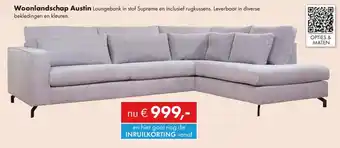 Woonlandschap Austin loungebank