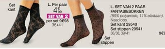 Damart Set Van 2 Paar Fantasiesokken aanbieding