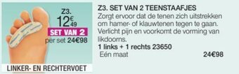Damart Set Van 2 Teenstaafjes aanbieding