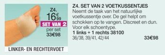 Set Van 2 Voetkussentjes