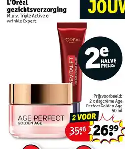 Kruidvat L'Oréal gezichtsverzorging aanbieding