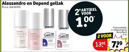 Kruidvat Alessandro en Depend gellak aanbieding