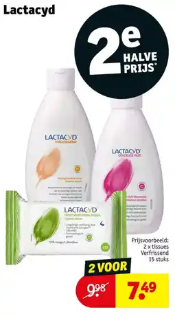 Kruidvat Lactacyd verfrissende intieme doekjes aanbieding