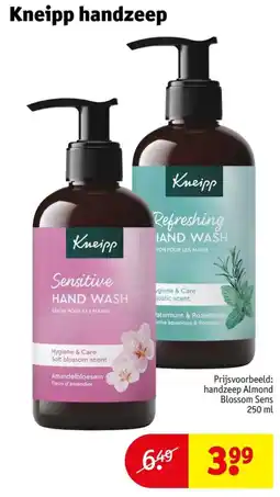 Kruidvat Kneipp handzeep aanbieding