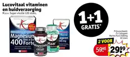 Kruidvat Lucovitaal vitamines en huidverzorging aanbieding
