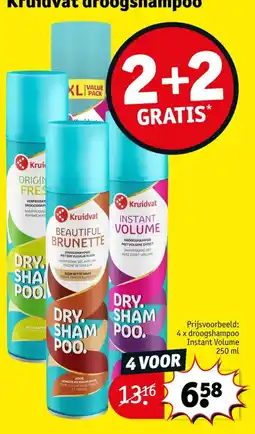 Kruidvat Kruidvat droogshampoo aanbieding