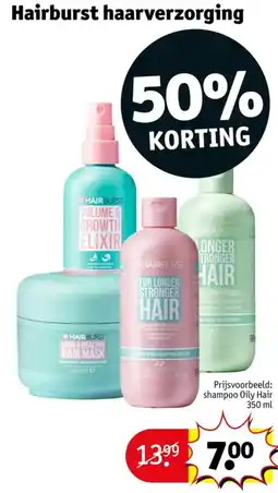 Kruidvat Hairburst haarverzorging aanbieding