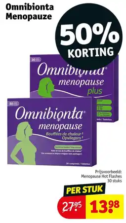 Kruidvat Omnibionta menopauze aanbieding