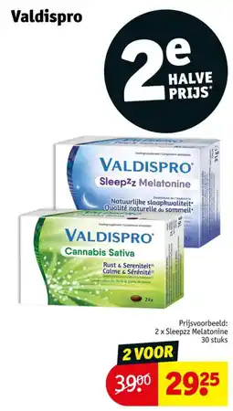 Kruidvat Valdispro Sleepzz Melatonine aanbieding