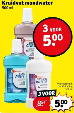 Kruidvat Kruidvat mondwater aanbieding