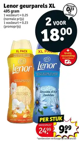 Kruidvat Lenor geurparels XL aanbieding