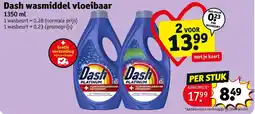Kruidvat Dash wasmiddel vloeibaar aanbieding