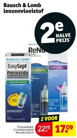 Kruidvat Bausch & Lomb lenzenvloeistof aanbieding