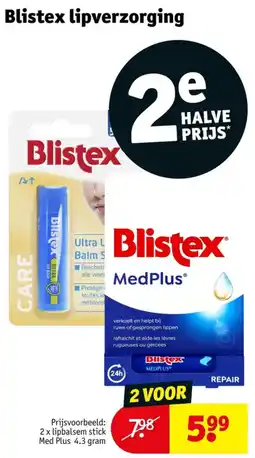 Kruidvat Blistex lipverzorging aanbieding
