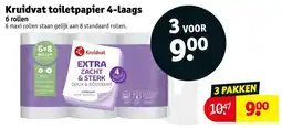 Kruidvat Kruidvat toiletpapier 4-laags aanbieding