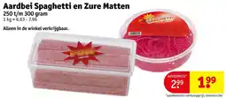 Kruidvat Aardbei Spaghetti en Zure Matten aanbieding