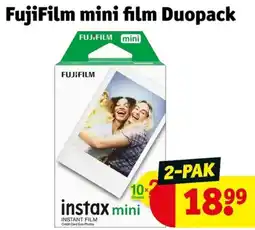 Kruidvat Fujifilm mini film aanbieding