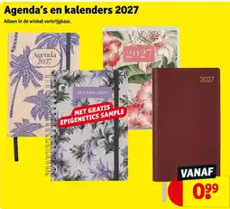 Kruidvat Agenda's en kalenders 2027 aanbieding