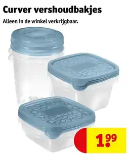 Kruidvat Curver verschoudbakjes aanbieding