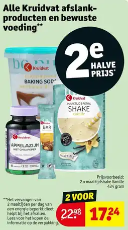 Kruidvat Kruidvat maaltijdshake vanille aanbieding