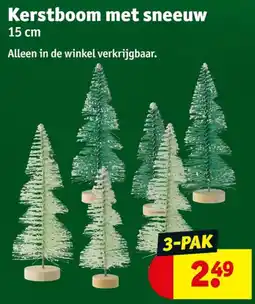 Kruidvat Kerstboom met sneeuw aanbieding