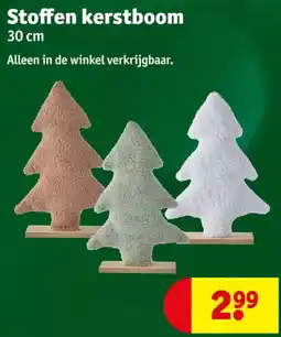 Kruidvat Stoffen kerstboom aanbieding