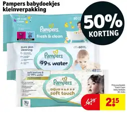 Kruidvat Pampers babydoekjes aanbieding