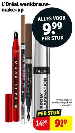 Kruidvat L'Oréal wenkbrauw-make-up aanbieding