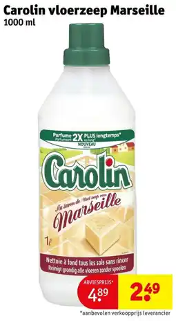 Kruidvat Carolin vloerzeep marseille aanbieding
