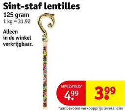 Kruidvat Sint-staf lentilles aanbieding